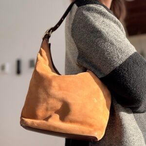 Y2K Coach Nubuc Legacy West Hobo (9822)